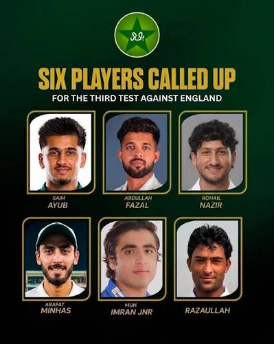 Pakistan's five uncapped replacement players for Edgbaston Test vs England